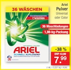 Pulver im Angebot bei Zimmermann in Bremen Pulver Angebote von Ariel bei Zimmermann Bremen für 7,99 €