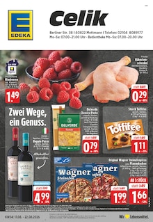 EDEKA Prospekt der Woche "Aktuelle Angebote" Seite 1, 17.08.2026 bis 22.08.2026 für Mettmann Aktueller EDEKA Prospekt "Aktuelle Angebote" Seite 1 von 26 Seiten für Mettmann