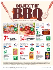 Promos Saucisse dans le catalogue "OBJECTIF BBQ" de Auchan Hypermarché Saucisse en promo dans le catalogue Auchan Hypermarché à la page 2