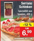 Serrano Schinken Angebote bei Zimmermann Bremen für 6,99 €