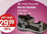 Herren Sandale im V-Markt Prospekt Herren Sandale von Tom Tailor im aktuellen V-Markt Prospekt für 29,99 €