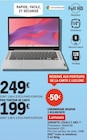 E.Leclerc Tarbes - Promo Chromebook Ideapad 3 82XJ001KFR Promo Chromebook Ideapad 3 82XJ001KFR à 199,00 € dans le catalogue E.Leclerc à Tarbes