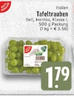 Tafeltrauben im Angebot bei E center in Moers Tafeltrauben Angebote von GUT&GÜNSTIG bei E center Moers für 1,79 €