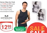 Herren-Slips 2er-Pack im Angebot bei GLOBUS in Leipzig Herren-Slips 2er-Pack Angebote von Götzburg bei GLOBUS Leipzig für 12,99 €
