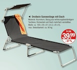 Dreibein Sonnenliege mit Dach Angebote bei V-Markt Memmingen für 39,99 €