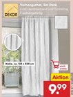 Vorhangschal, 2er Pack Angebote von DEKOR bei Netto Marken-Discount Krefeld für 9,99 €
