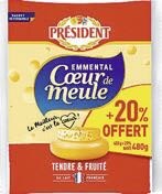 Casino Supermarchés Clermont-Ferrand - Emmental Coeur de Meule 28% M.G. Promo Emmental Coeur de Meule 28% M.G. dans le catalogue Casino Supermarchés "Priorité aux promos" à Clermont-Ferrand