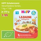 Schalenmenü von HiPP im aktuellen GLOBUS Prospekt