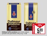 Kaffee prodomo im Angebot bei Marktkauf in Ulm Kaffee prodomo Angebote von Dallmayr bei Marktkauf Ulm für 5,99 €