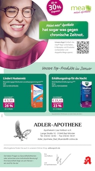 mea - meine apotheke Prospekt Unsere Januar-Angebote mit 4 Seiten