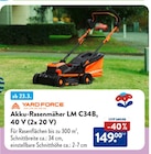 Akku-Rasenmäher LM C34B, 40 V (2x 20 V) bei ALDI Nord im Pasewalk Prospekt für 149,00 €