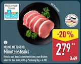 Minutensteaks von MEINE METZGEREI für 2,79 € bei ALDI Nord im Angebot Minutensteaks von MEINE METZGEREI im aktuellen ALDI Nord Prospekt