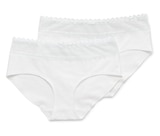 Tchibo 2 Pantys, weiß Angebot im aktuellen Prospekt 2 Pantys, weiß bei Tchibo im Prospekt "" für 12,99 €
