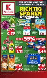 Kaufland Giengen Prospekt der aktuellen Woche, gültig von 05.10.2026 bis 07.10.2026 Aktueller Kaufland Giengen Prospekt "Hier bin ich richtig" mit 80 Seiten