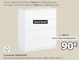 Commode tangbjerg - Jysk à Caen Commode tangbjerg en promo chez Jysk Caen à 90,00 €