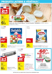 Prix et réduction Beurre dans le prospectus Carrefour en cours Offre Beurre dans le catalogue Carrefour du moment à la page 17
