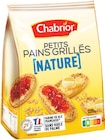 Petits pains grillés nature - CHABRIOR - Intermarché Super à Clermont-Ferrand Petits pains grillés nature - CHABRIOR en promo chez Intermarché Super Clermont-Ferrand à 0,58 €