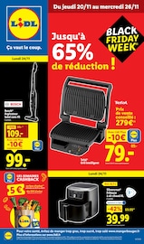 Aspirateur Balai Angebote im Prospekt "Jusqu'à 65% de réduction !" von Lidl Aspirateur Balai Angebote im Prospekt "Jusqu'à 65% de réduction !" von Lidl auf Seite 1