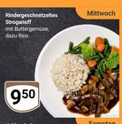 Rindergeschnetzeltes Stroganoff im aktuellen GLOBUS Prospekt