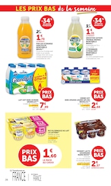 Promos Lait Demi-Écrémé dans le catalogue "Super U" de Super U Lait Demi-Écrémé en promo dans le catalogue Super U à la page 26