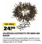 LED-Büschellichterkette für Innen und Außen im Angebot bei OBI in Hannover LED-Büschellichterkette für Innen und Außen Angebote bei OBI Hannover für 24,99 €