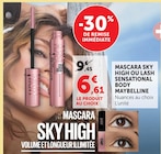 Mascara Sky High - MAYBELLINE - Super U à Nice Mascara Sky High - MAYBELLINE en promo chez Super U Nice à 6,61 €