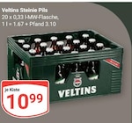 Steinie Pils Angebote von Veltins bei GLOBUS Kempen für 10,99 €