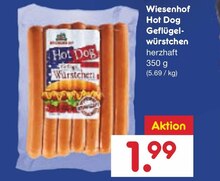 Hot Dog Geflügelwürstchen bei Netto Marken-Discount in Erkrath Hot Dog Geflügelwürstchen im Angebot bei Netto Marken-Discount Erkrath für 1,99 €