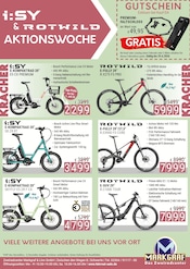 Aktueller Zweiradcenter Markgraf & Linn GmbH Prospekt mit Fahrrad, "i:SY & ROTWILD AKTIONSWOCHE", Seite 1