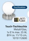 Touch-Tischleuchte von LAMPURA im aktuellen ROLLER Prospekt für 12,99 €