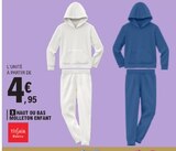 Haut ou bas molleton enfant - TISSAIA BASICS à 4,95 € dans le catalogue E.Leclerc