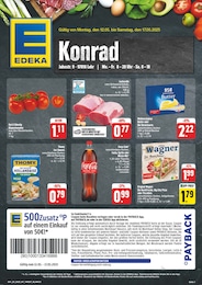 EDEKA Prospekt für Karlstadt mit 8 Seiten EDEKA Prospekt für Karlstadt: "Wir lieben Lebensmittel!", 8 Seiten, 12.05.2025 - 17.05.2025