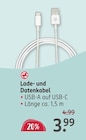 Lade- und Datenkabel Angebote bei Rossmann Löhne für 3,99 €