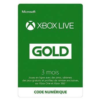 Auchan Gennevilliers - CARTE DÉMATÉRIALISÉE XBOX LIVE ABONNEMENT 3 MOIS Promo CARTE DÉMATÉRIALISÉE XBOX LIVE ABONNEMENT 3 MOIS dans le catalogue Auchan Auchan à Gennevilliers