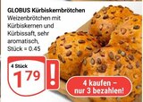 Aktuelle Wecker Angebote bei GLOBUS in Duisburg Aktuelles Kürbiskernbrötchen Angebot bei GLOBUS in Duisburg ab 1,79 €