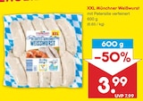 XXL Münchner Weißwurst Angebote bei Netto Marken-Discount Frankfurt für 3,99 €