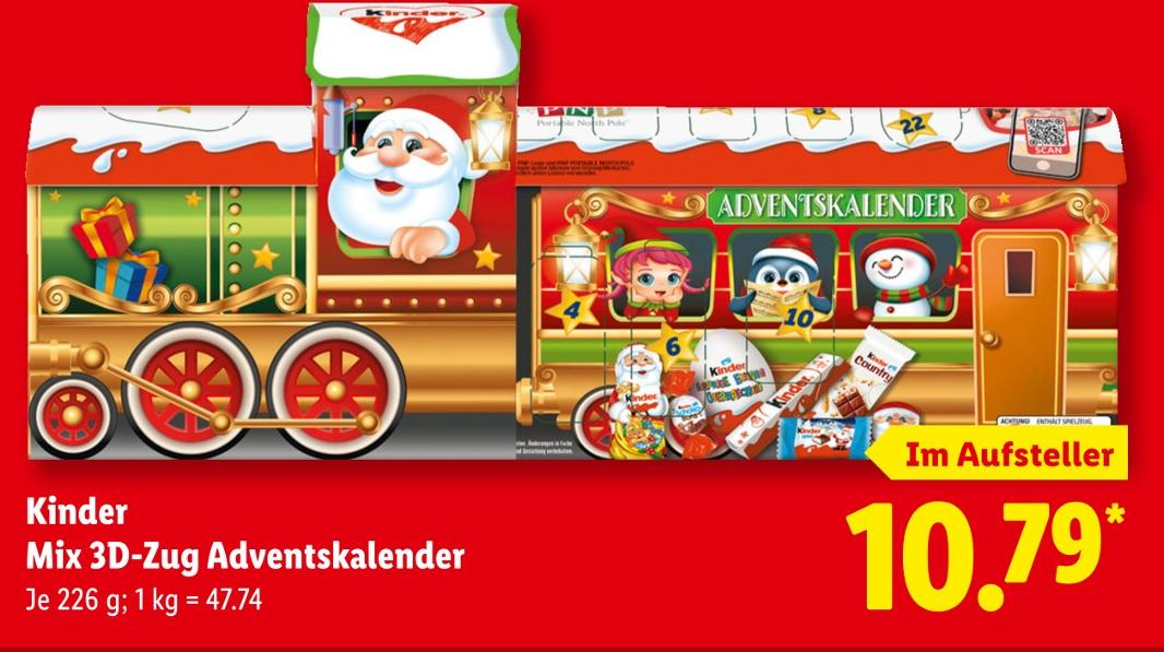 Mix 3D-Zug Adventskalender