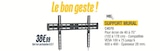 Support mural - MBG en promo chez Proxi Confort Poitiers à 38,99 €