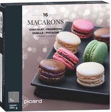 Picard Buc - 16 macarons Promo 16 macarons dans le catalogue Picard "Le fabuleux Noël Picard" à Buc