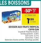 Boisson aux fruits tropical - Capri-Sun en promo chez Supeco Boisson aux fruits tropical - Capri-Sun dans le catalogue Supeco