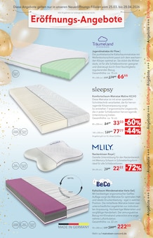 Kissen im Matratzen Concord Prospekt "AUS LIEBE ZU GUTEM SCHLAF" mit 10 Seiten (Bottrop)