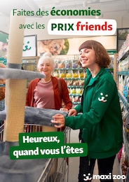 Prospectus Maxi Zoo à Arles, "Faites des économies avec les PRIX friends", 1 page, 13/05/2024 - 07/08/2024