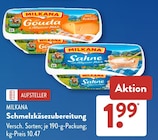 Schmelzkäsezubereitung mit Gouda von Milkana im aktuellen ALDI SÜD Prospekt für 1,99 €