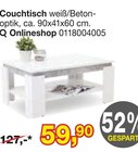 Couchtisch Angebote bei Opti-Wohnwelt Würzburg für 59,90 €