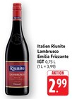 Lambrusco Emilia Frizzante IGT Angebote von Riunite bei EDEKA Rottenburg für 2,99 €
