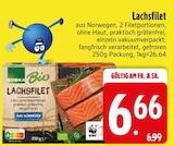 Lachsfilet im EDEKA Prospekt Lachsfilet von Edeka Bio im aktuellen EDEKA Prospekt für 6,66 €