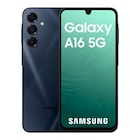 Smartphone Samsung Galaxy A16 65" 5G Double nano SIM 128 Go Bleu nuit dans le catalogue Fnac