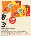 Gourdes Battle 2 Fruits - Pom'Potes dans le catalogue E.Leclerc