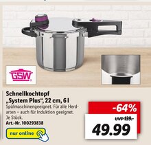 Schnellkochtopf „System Plus“ Angebot in Bretzfeld im aktuellen Prospekt bei Lidl in Bretzfeld