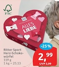 Herz-Schokowürfel von Ritter Sport im aktuellen budni Prospekt